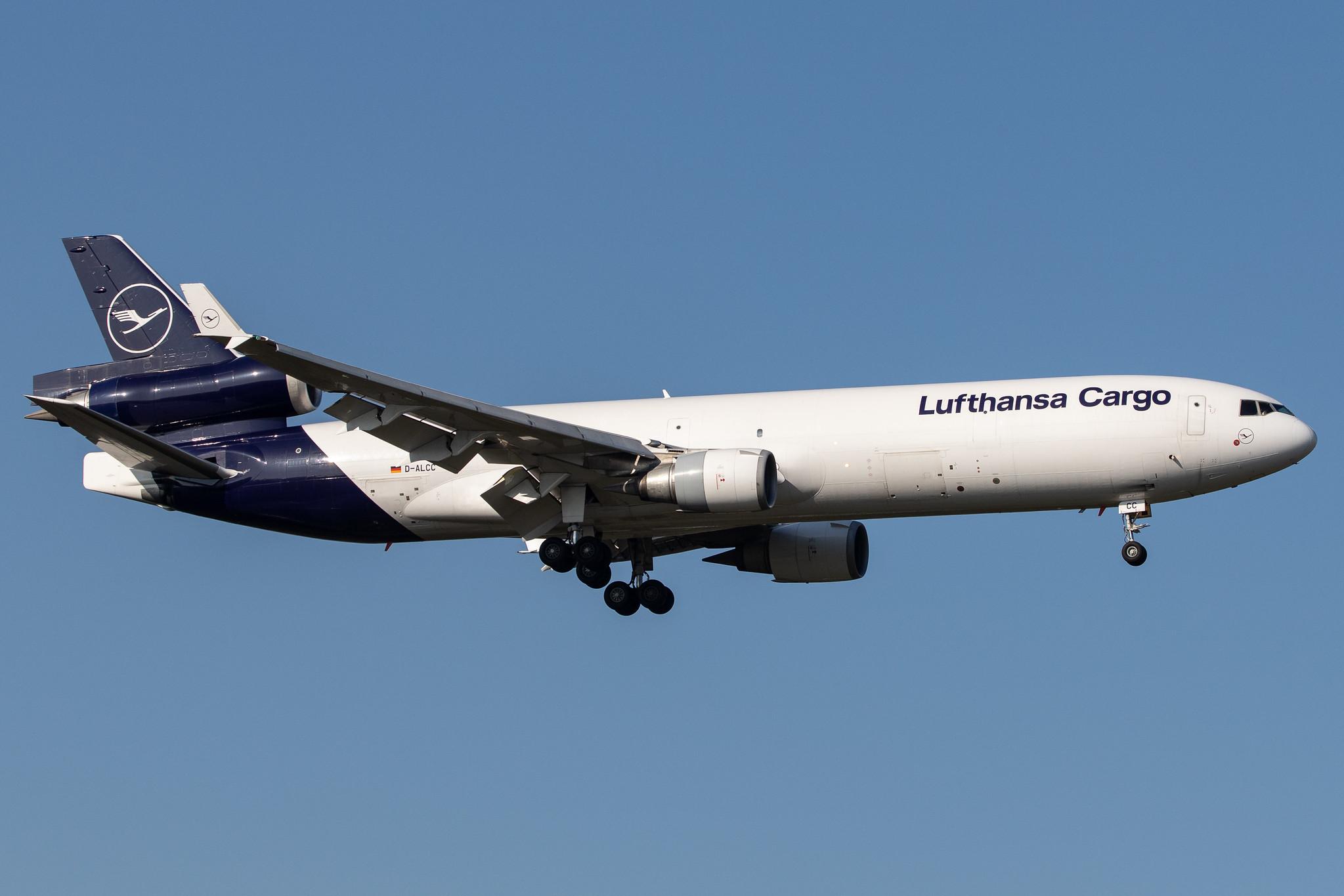 Frankfurt Airport: Lufthansa Cargo (/ GEC) |  McDonnell Douglas MD-11F MD11 | D-ALCC | MSN 48783