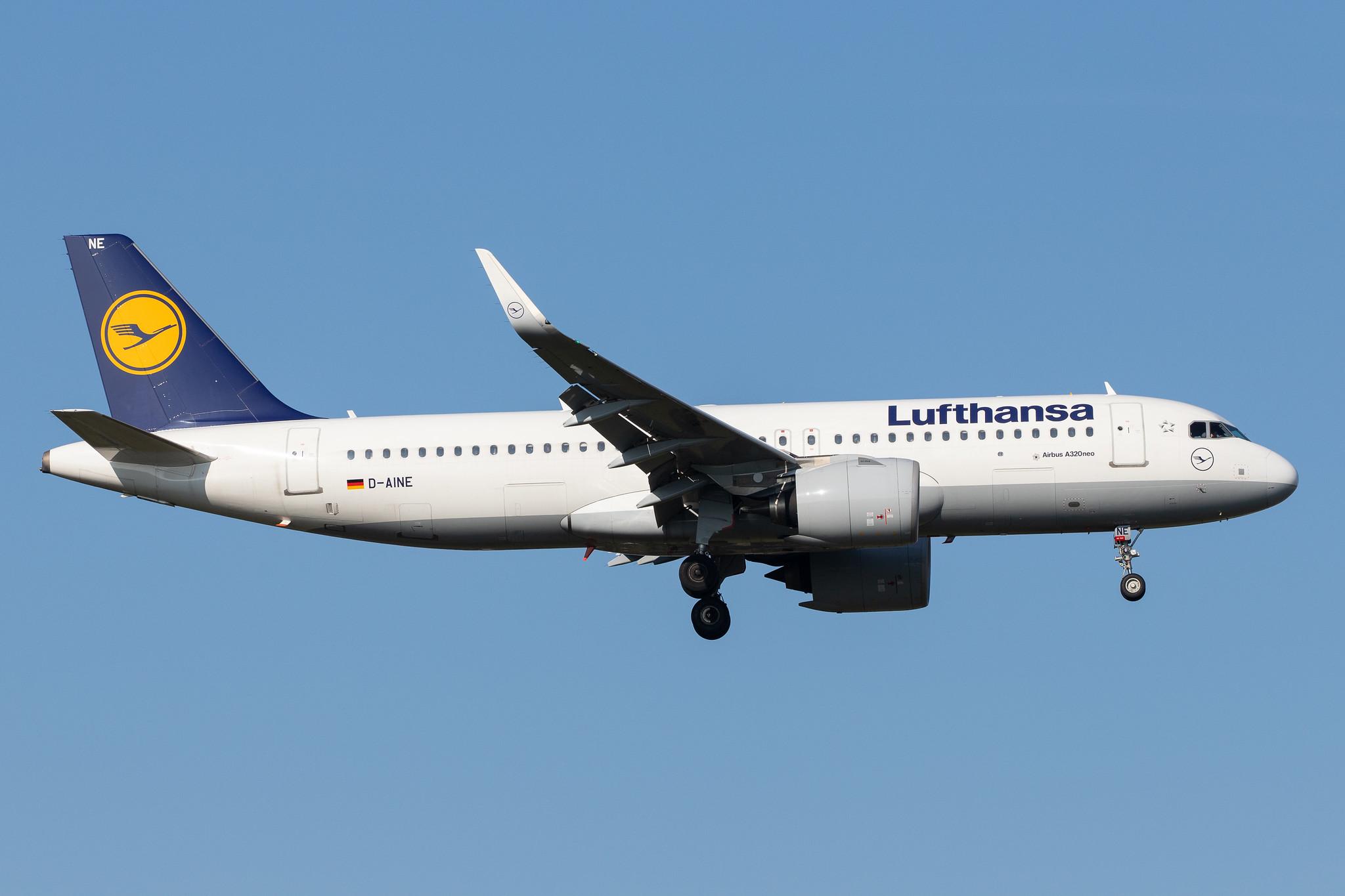 Frankfurt Airport: Lufthansa (LH / DLH) |  Airbus A320-271N A20N | D-AINE | MSN 7103