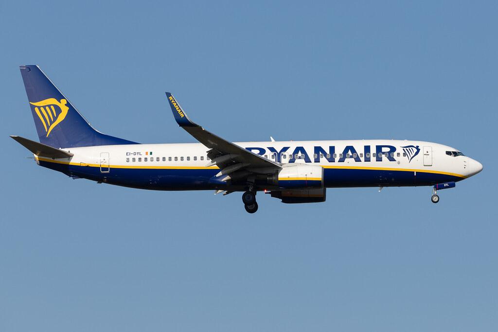 Frankfurt Airport: Ryanair (FR / RYR) |  Boeing 737-8AS B738 | EI-DYL | MSN 36574