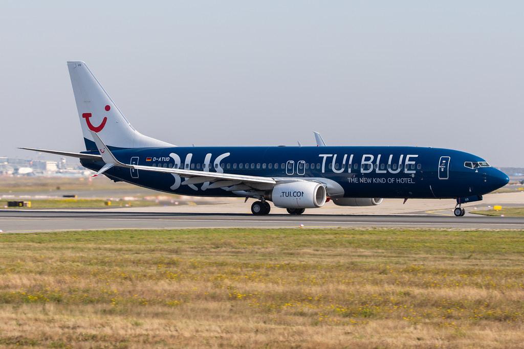Frankfurt Airport: TUI (X3 / TUI) |  Livery: TUI BLUE Livery | Operator: TUI fly |  Boeing 737-8K5 B738 | D-ATUD | MSN 34685