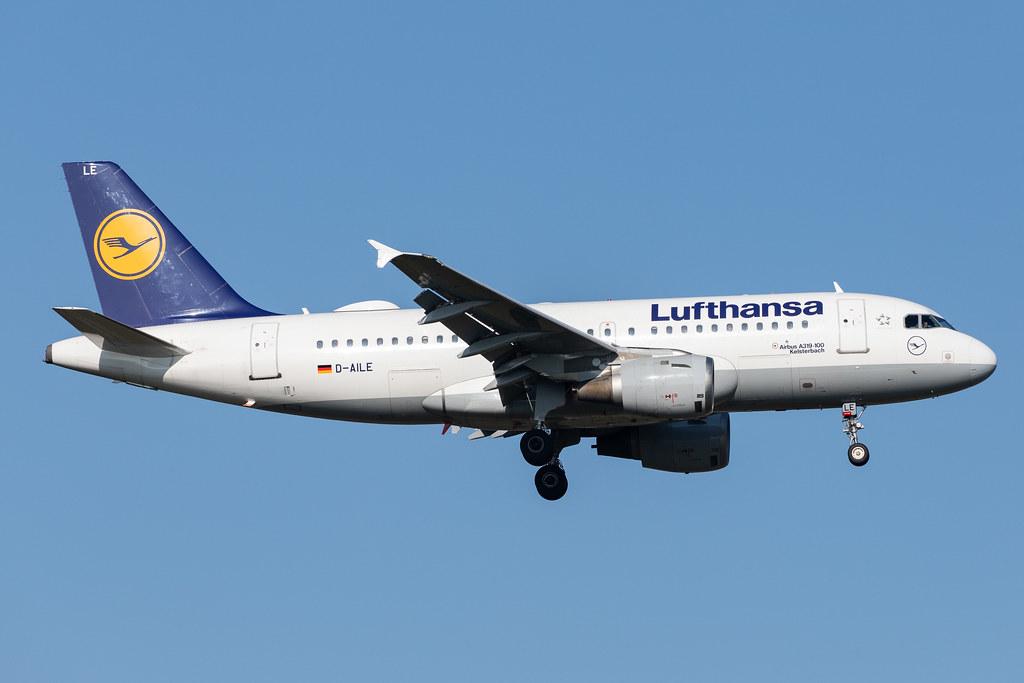 Frankfurt Airport: Lufthansa (LH / DLH) |  Airbus A319-114 A319 | D-AILE | MSN 0627
