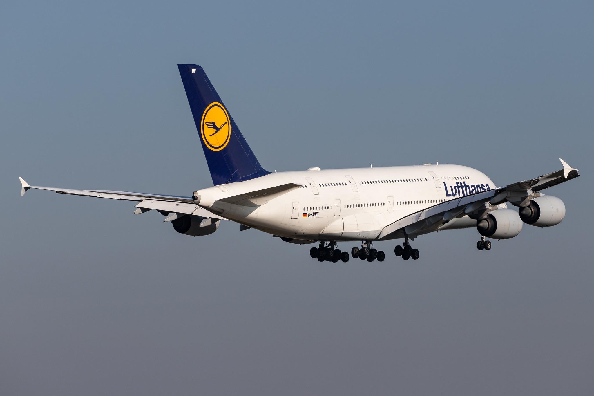 Frankfurt Airport: Lufthansa (LH / DLH) |  Airbus A380-841 A388 | D-AIMF | MSN 066