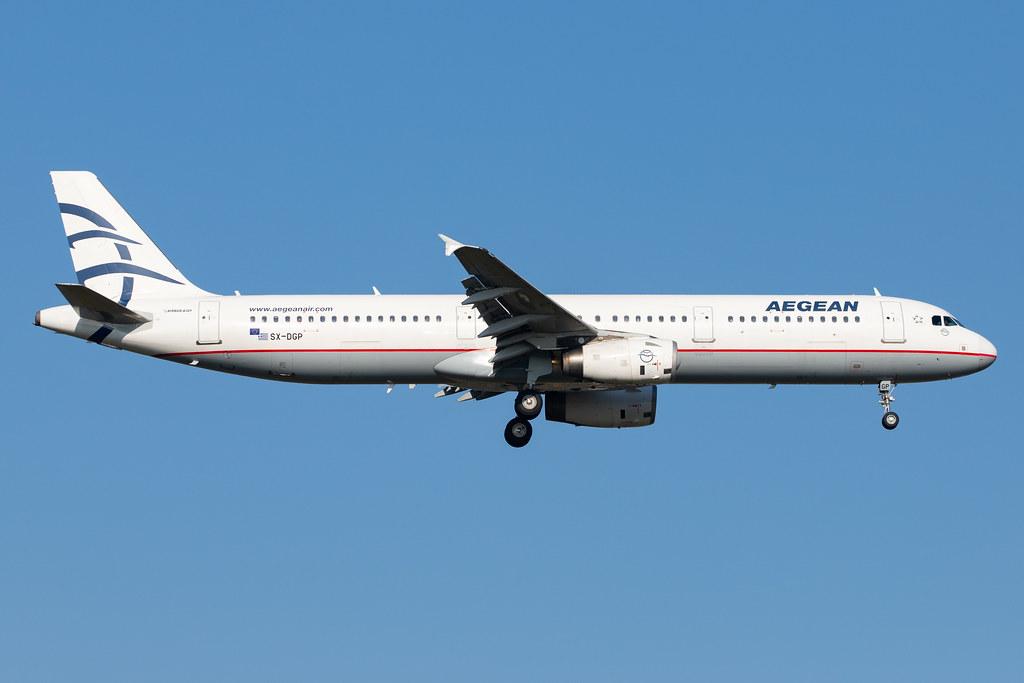 Frankfurt Airport: Aegean Airlines (A3 / AEE) |  Airbus A321-232 A321 | SX-DGP | MSN 3302