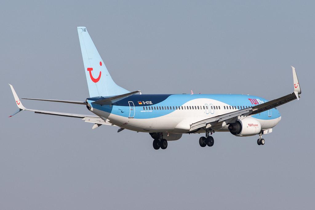 Frankfurt Airport: TUI (X3 / TUI) | Operator: TUI fly |  Boeing 737-8K5 B738 | D-ATUE | MSN 34686