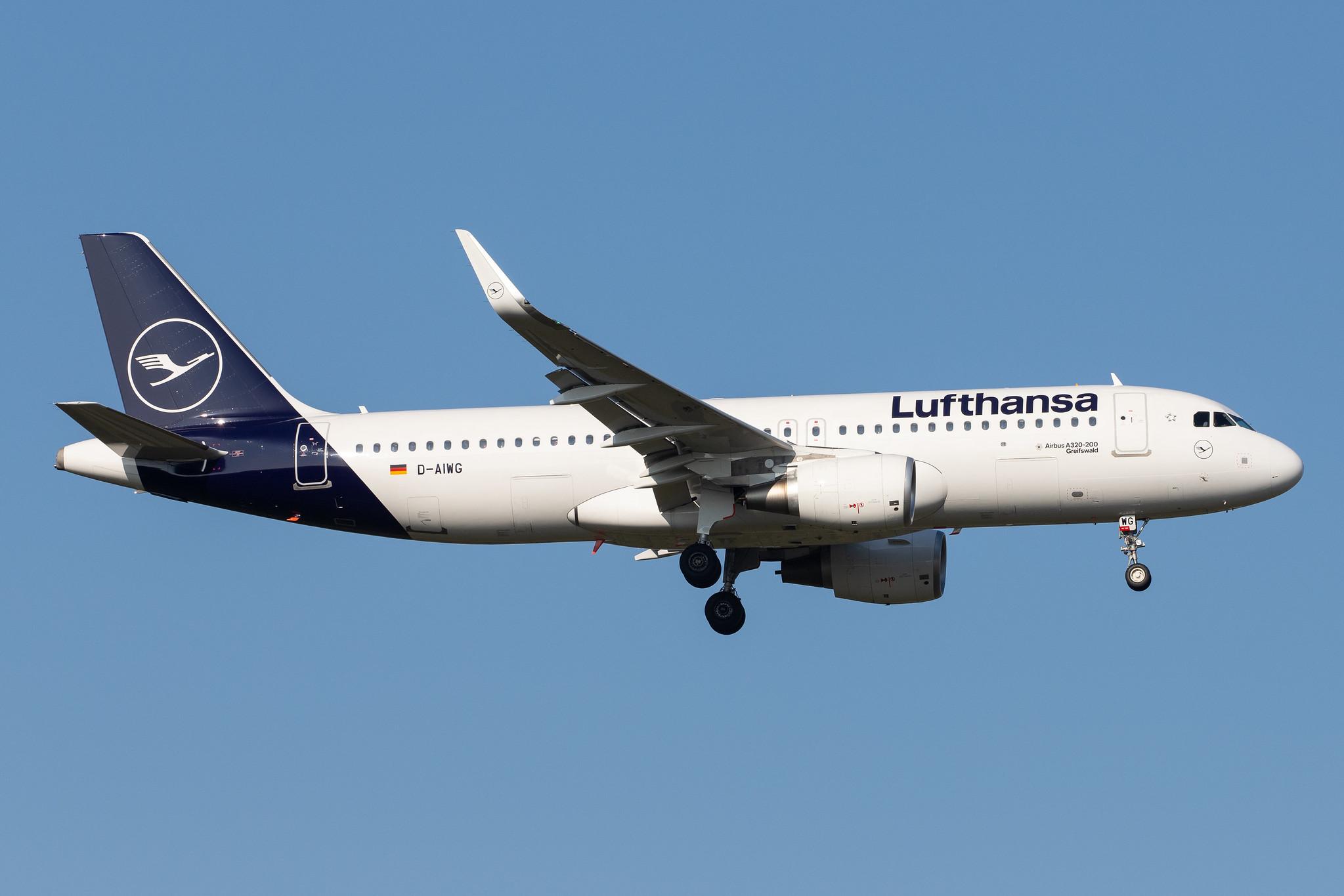 Frankfurt Airport: Lufthansa (LH / DLH) |  Airbus A320-214 A320 | D-AIWG | MSN 8902