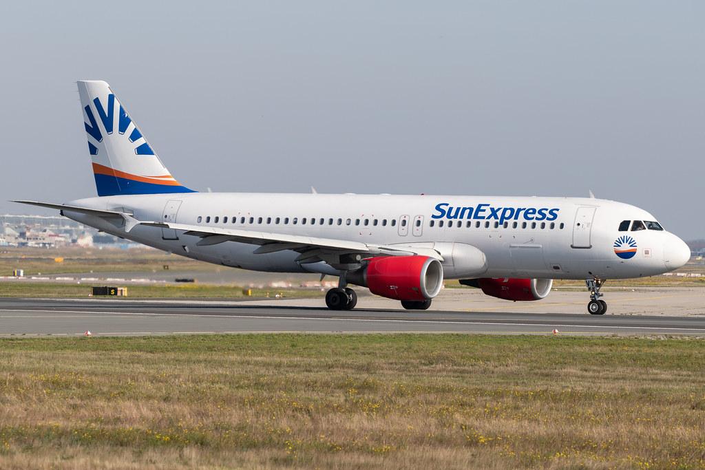 Frankfurt Airport: SunExpress (XQ / SXS) | Operator: Avion Express |  Airbus A320-214 A320 | LY-NVT | MSN 3949