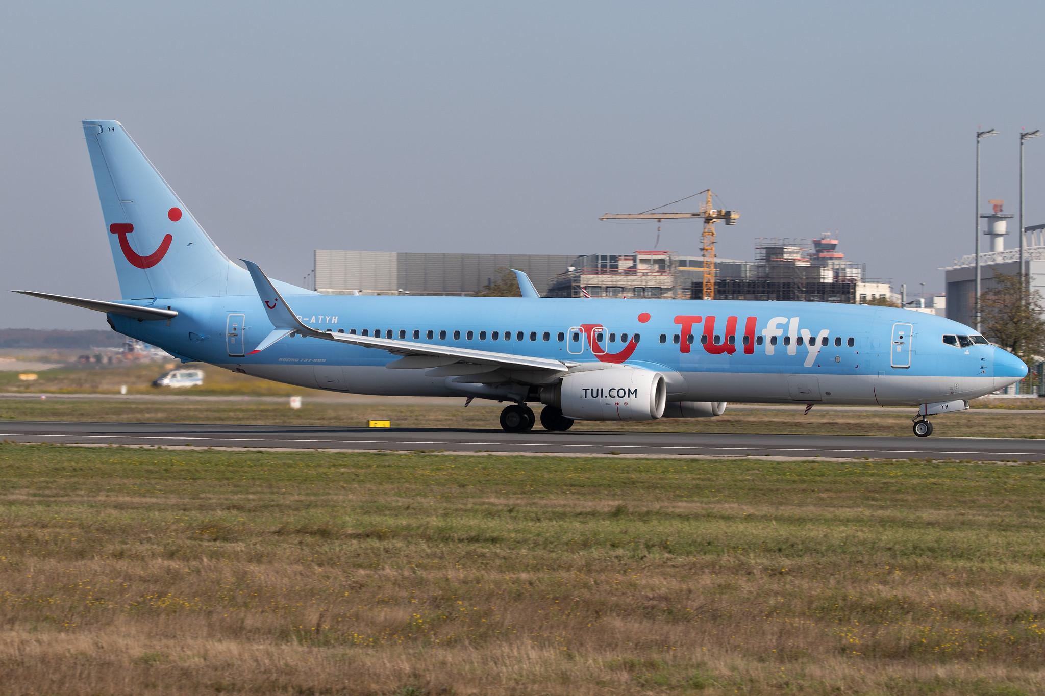 Frankfurt Airport: TUI (X3 / TUI) | Operator: TUI fly |  Boeing 737-8K5 B738 | D-ATYH | MSN 38097