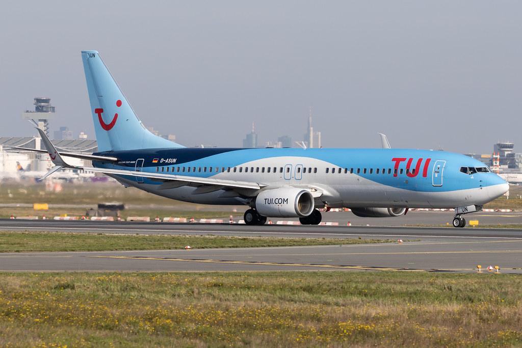 Frankfurt Airport: TUI (X3 / TUI) | Operator: TUI fly |  Boeing 737-8BK B738 | D-ASUN | MSN 33023