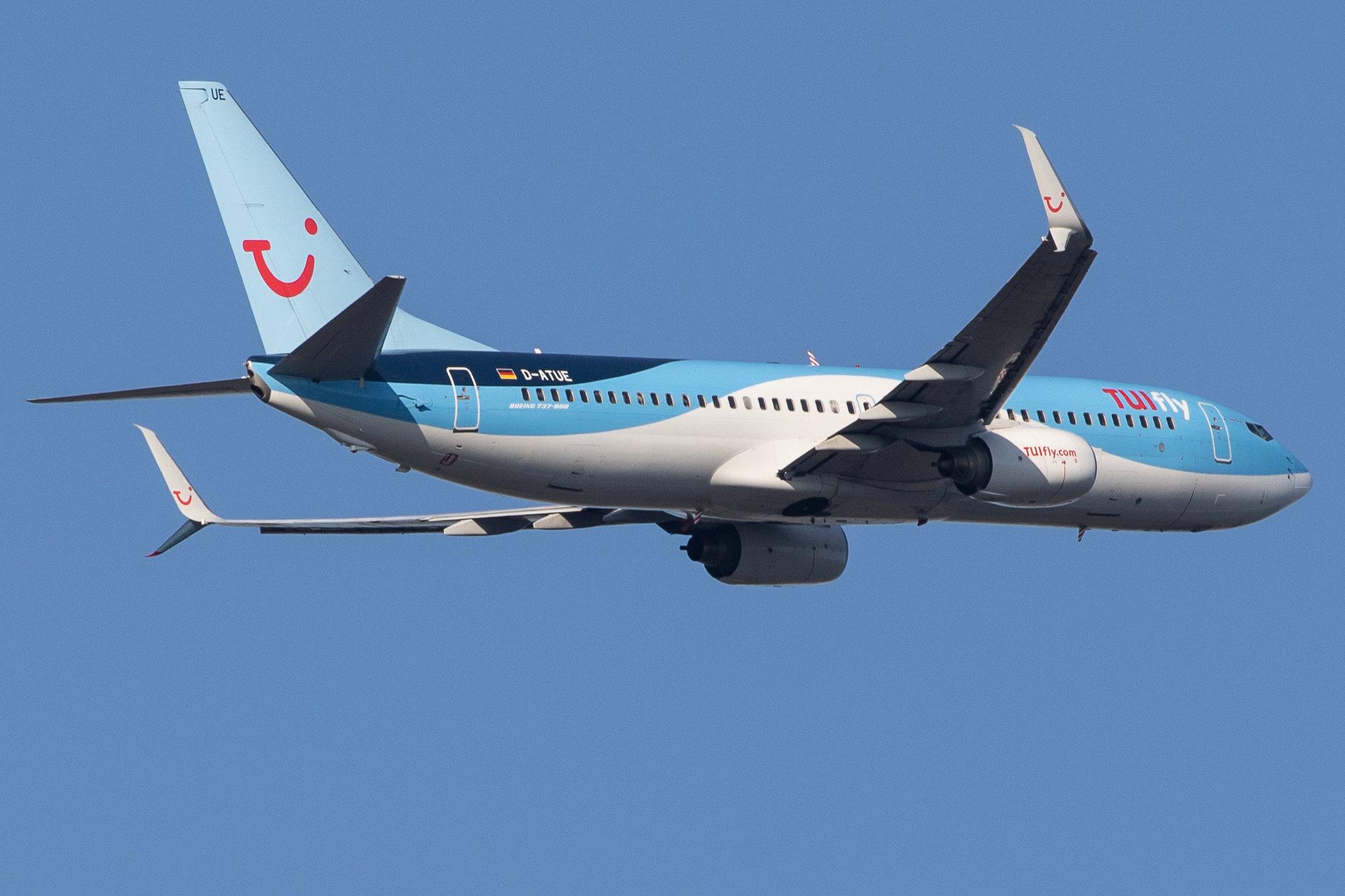 Frankfurt Airport: TUI (X3 / TUI) | Operator: TUI fly |  Boeing 737-8K5 B738 | D-ATUE | MSN 34686