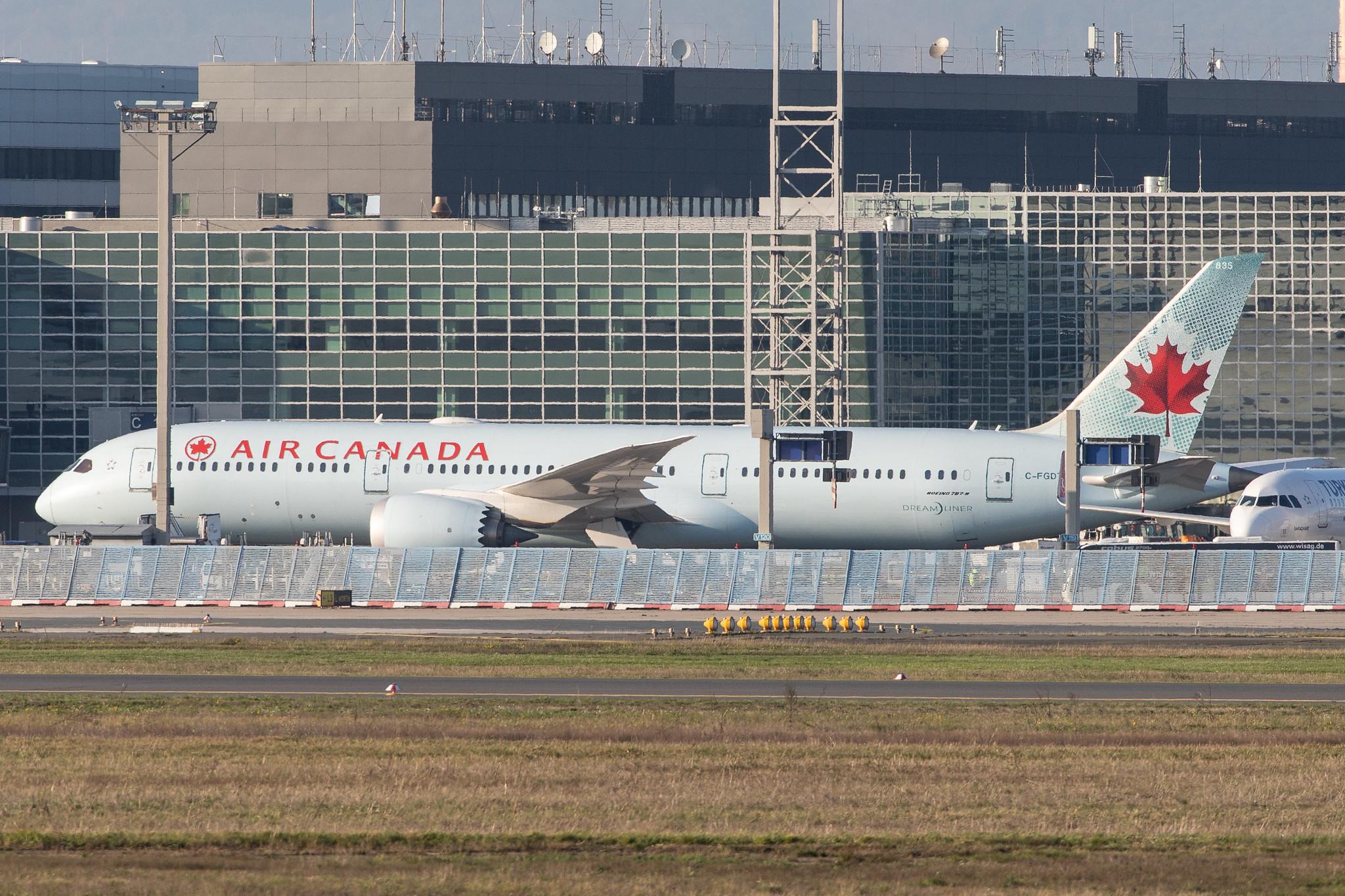 Frankfurt Airport: Air Canada (AC / ACA) |  Boeing 787-9 Dreamliner B789 | C-FGDT | MSN 37171