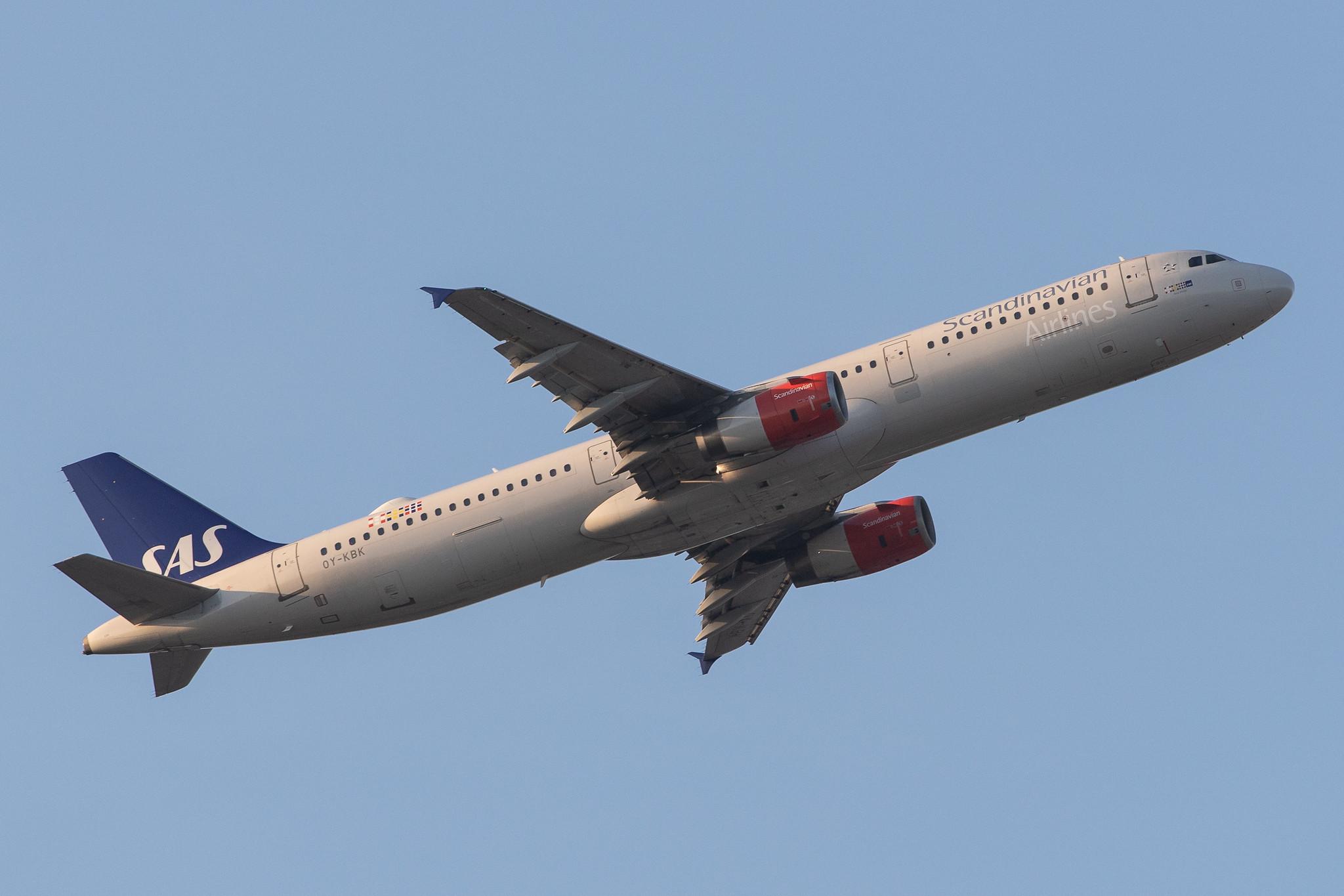 Frankfurt Airport: SAS (SK / SAS) |  Airbus A321-231 A321 | OY-KBK | MSN 1587