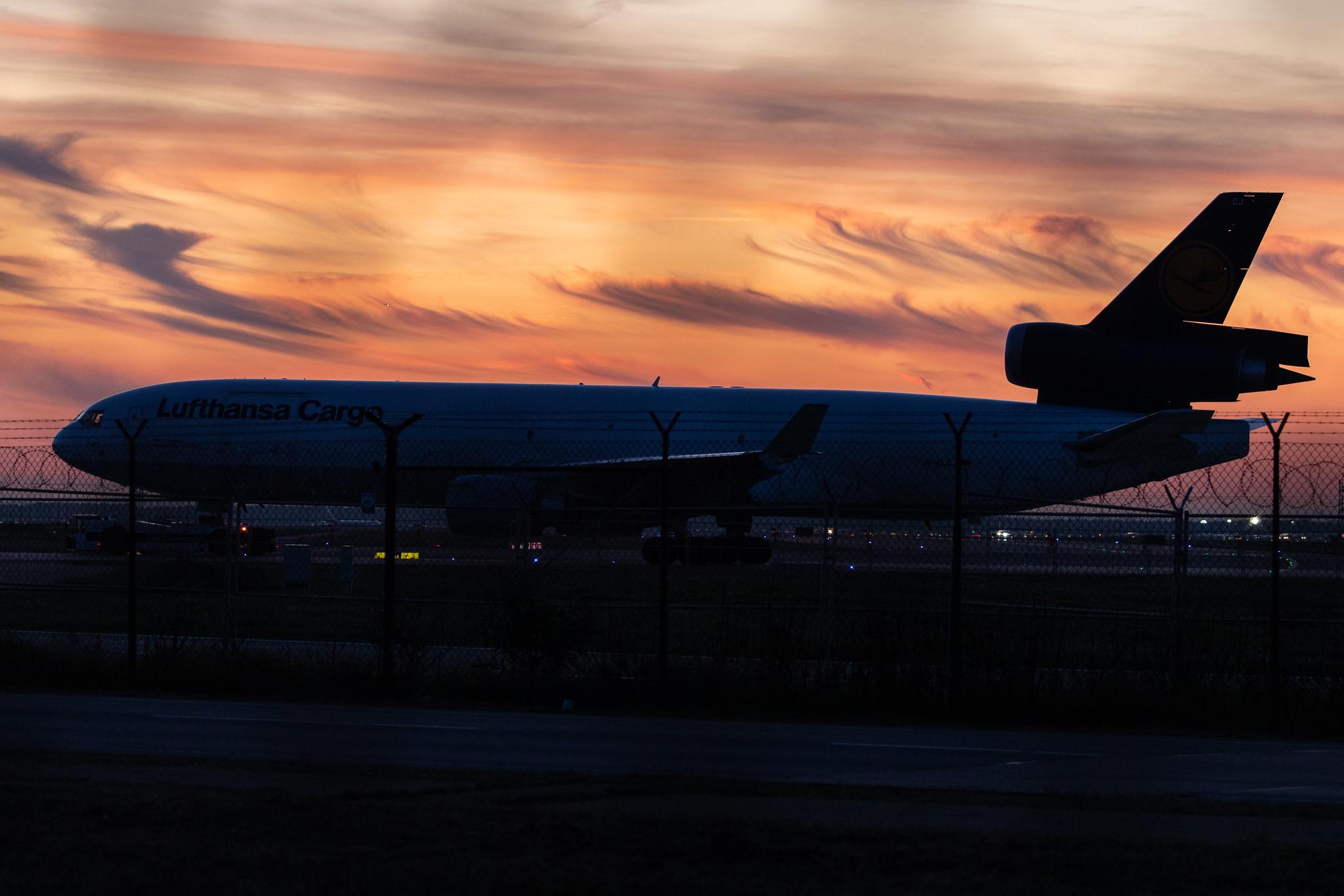Frankfurt Airport: Lufthansa Cargo (/ GEC) |  McDonnell Douglas MD-11F MD11 | D-ALCJ | MSN 48802