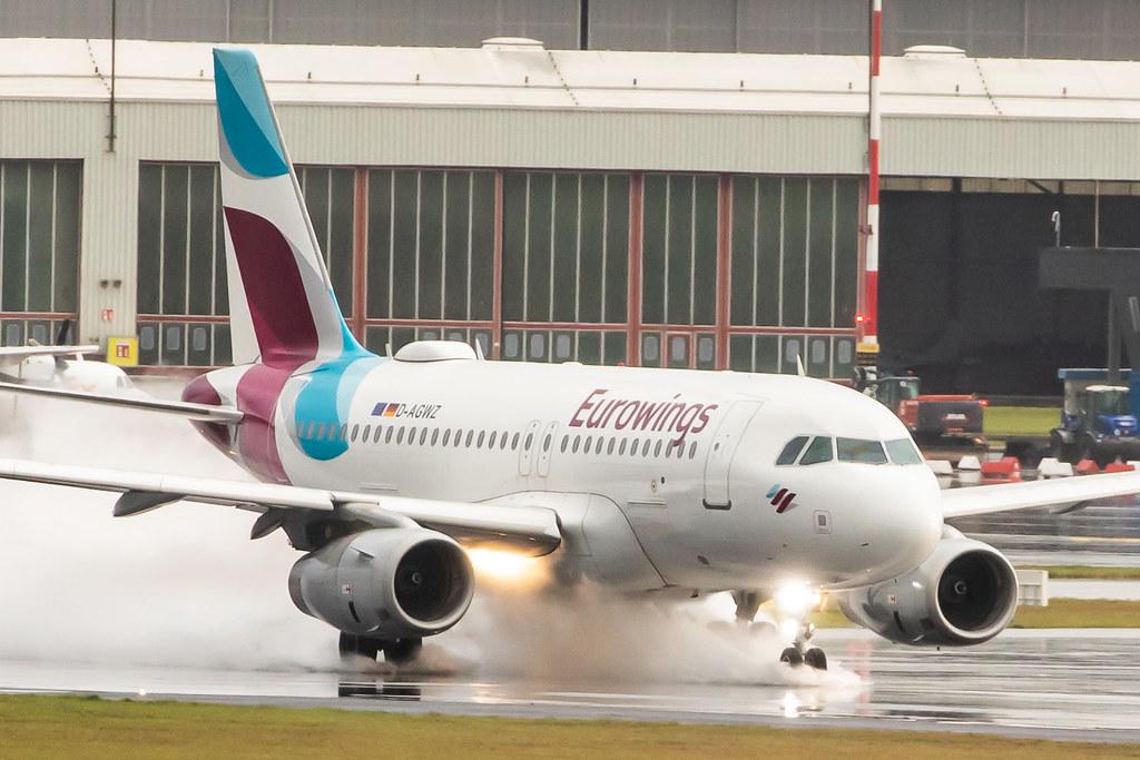 Hamburg Airport: Eurowings (EW / EWG) |  Airbus A319-132 A319 | D-AGWZ | MSN 5978