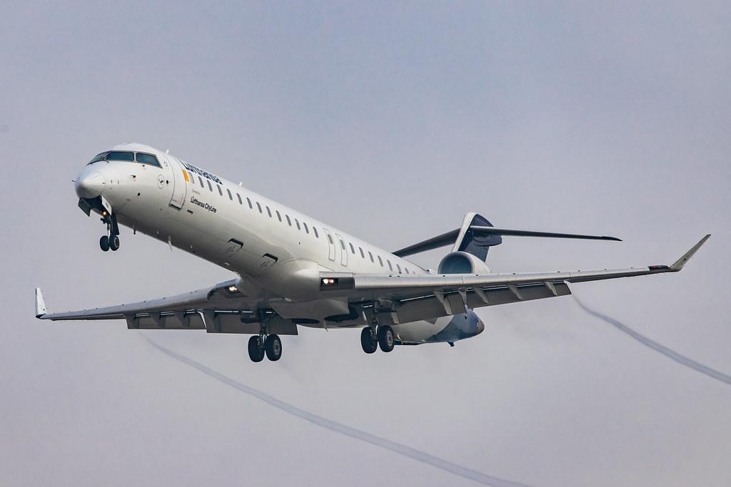 Frankfurt Airport: Lufthansa (LH / DLH) | Operator: Lufthansa CityLine |  Bombardier CRJ-900LR CRJ9 | D-ACNA | MSN 15229