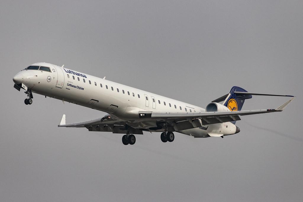 Frankfurt Airport: Lufthansa (LH / DLH) | Operator: Lufthansa CityLine |  Bombardier CRJ-900LR CRJ9 | D-ACKF | MSN 15083
