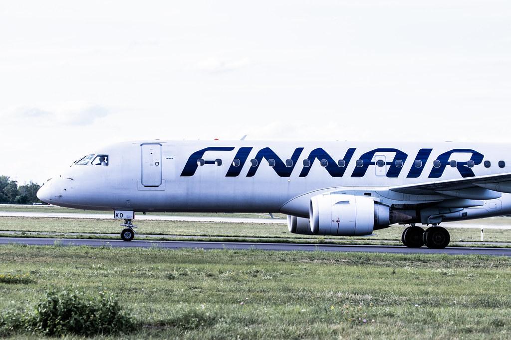 Düsseldorf Airport: Finnair (AY / FIN) | Operator: NORRA |  Embraer ERJ-190LR E190 | OH-LKO | MSN 19000267