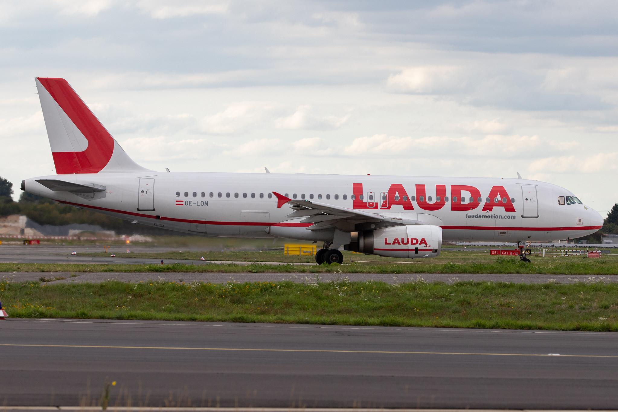 Düsseldorf Airport: Laudamotion (OE / LDM) |  Airbus A320-232 A320 | OE-LOM | MSN 2984