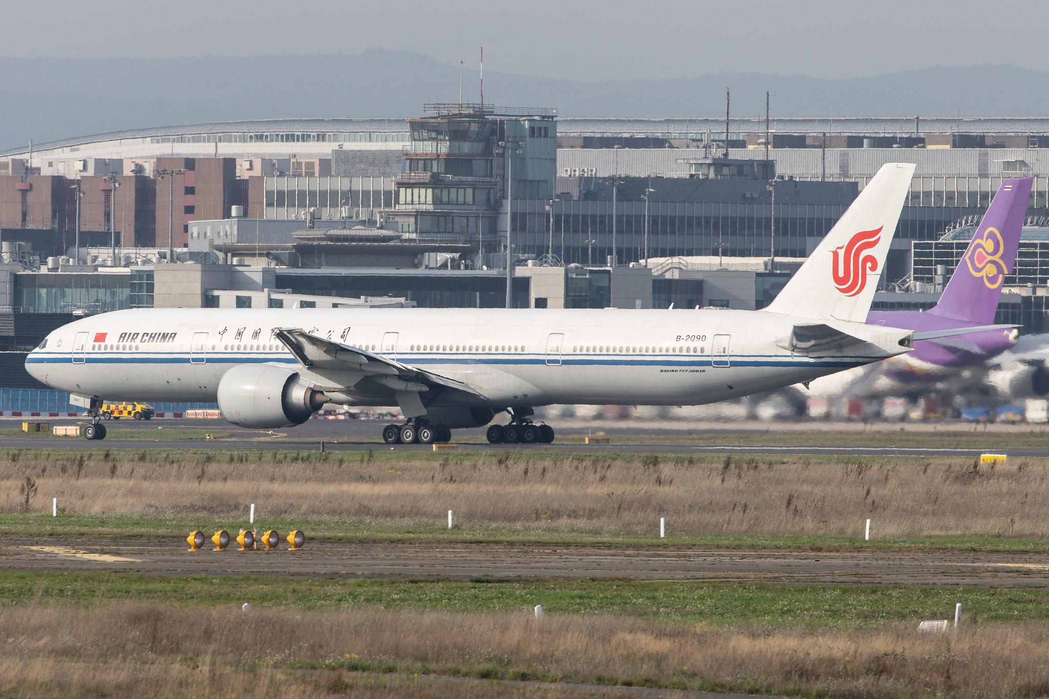 Frankfurt Airport: Air China (CA / CCA) |  Boeing 777-39L(ER) B77W | B-2090 | MSN 38669