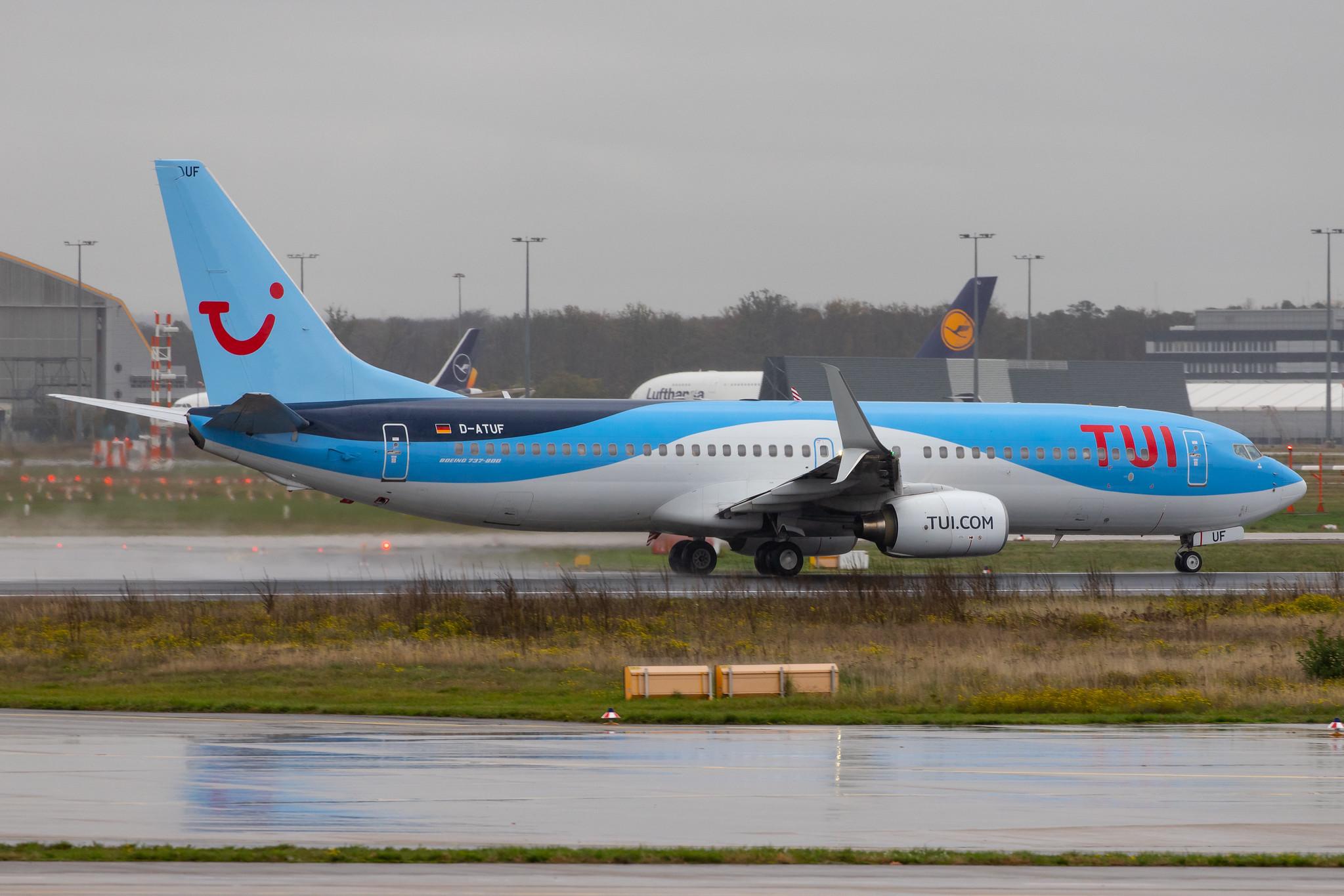 Frankfurt Airport: TUI (X3 / TUI) | Operator: TUI fly |  Boeing 737-8K5 B738 | D-ATUF | MSN 34687