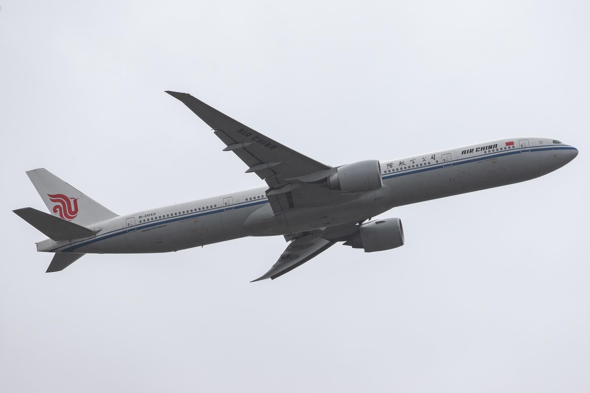 Frankfurt Airport: Air China (CA / CCA) |  Boeing 777-39L(ER) B77W | B-2043 | MSN 41441