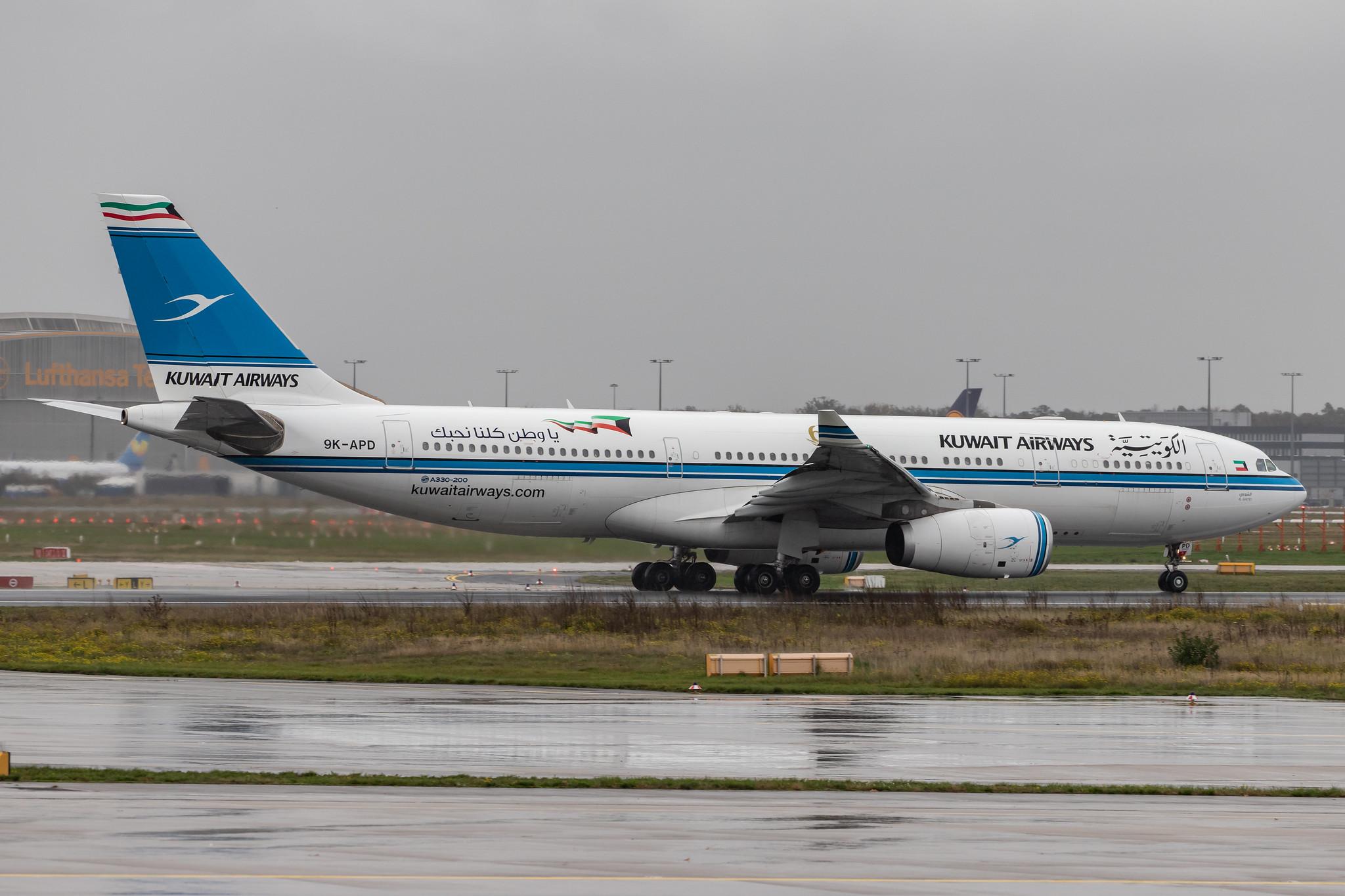 Frankfurt Airport: Kuwait Airways (KU / KAC) |  Airbus A330-243 A332 | 9K-APD | MSN 1678