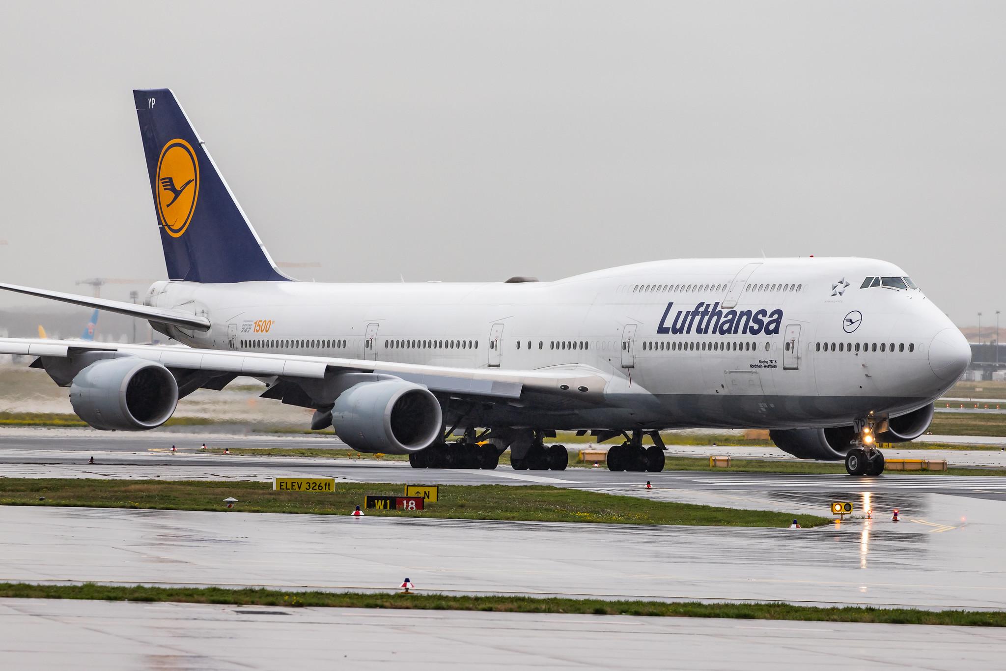 Frankfurt Airport: Lufthansa (LH / DLH) |  Boeing 747-830 B748 | D-ABYP | MSN 37839