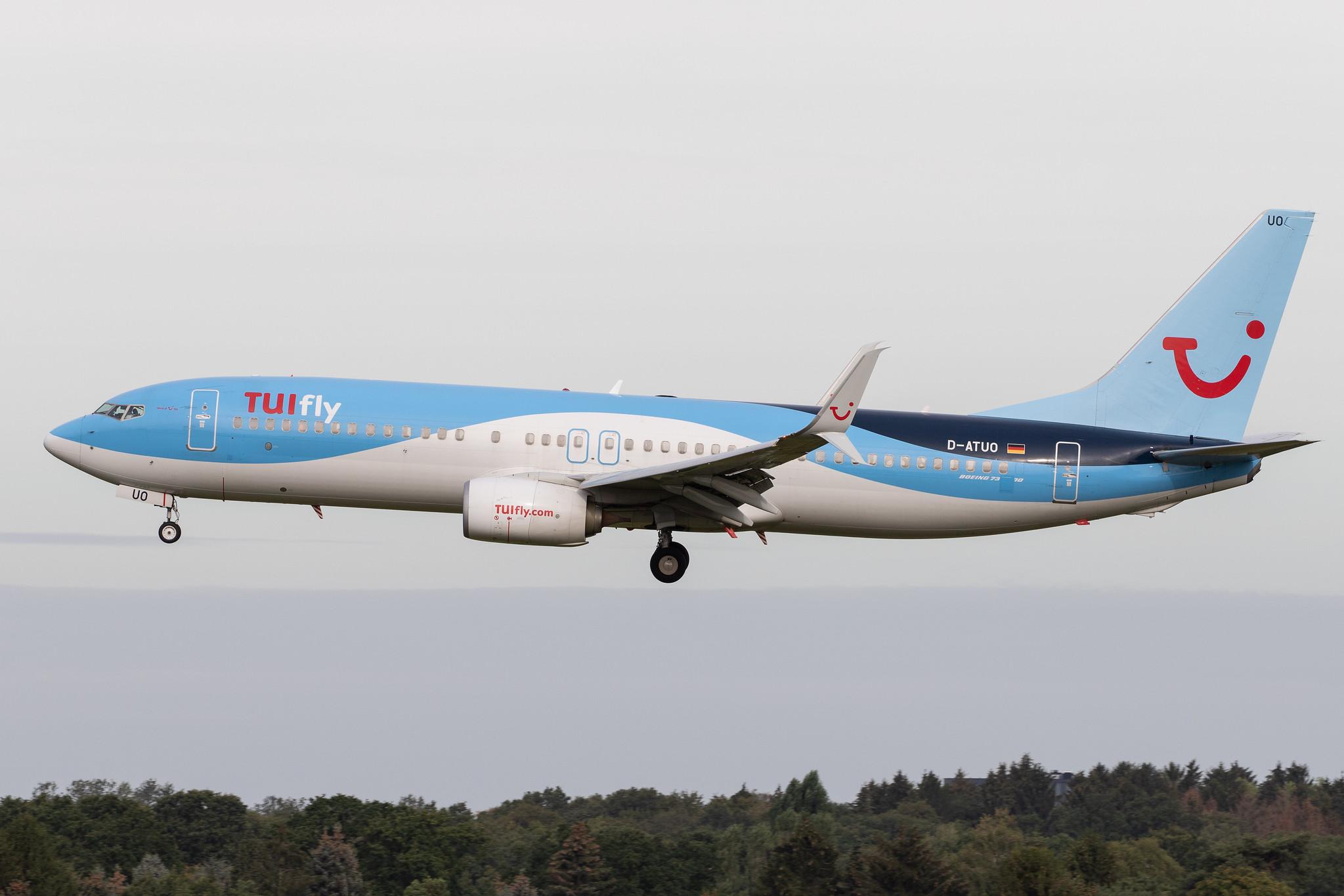 Hamburg Airport: TUI (X3 / TUI) | Operator: TUI fly |  Boeing 737-8K2 B738 | D-ATUO | MSN 41661