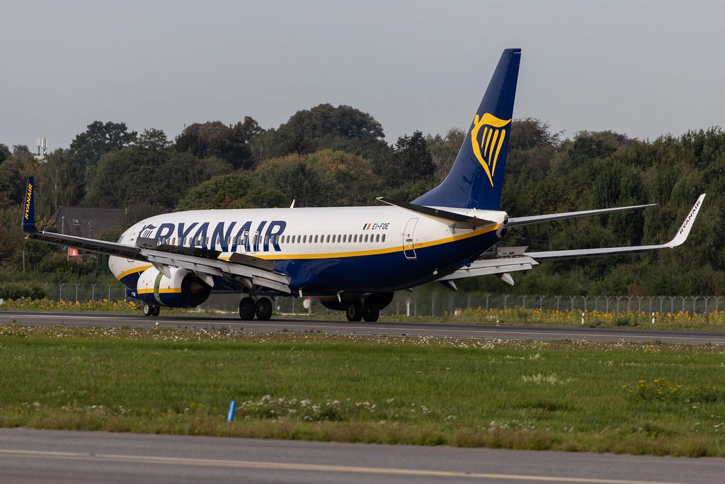 Hamburg Airport: Ryanair (FR / RYR) |  Boeing 737-8AS B738 | EI-FOE | MSN 44713