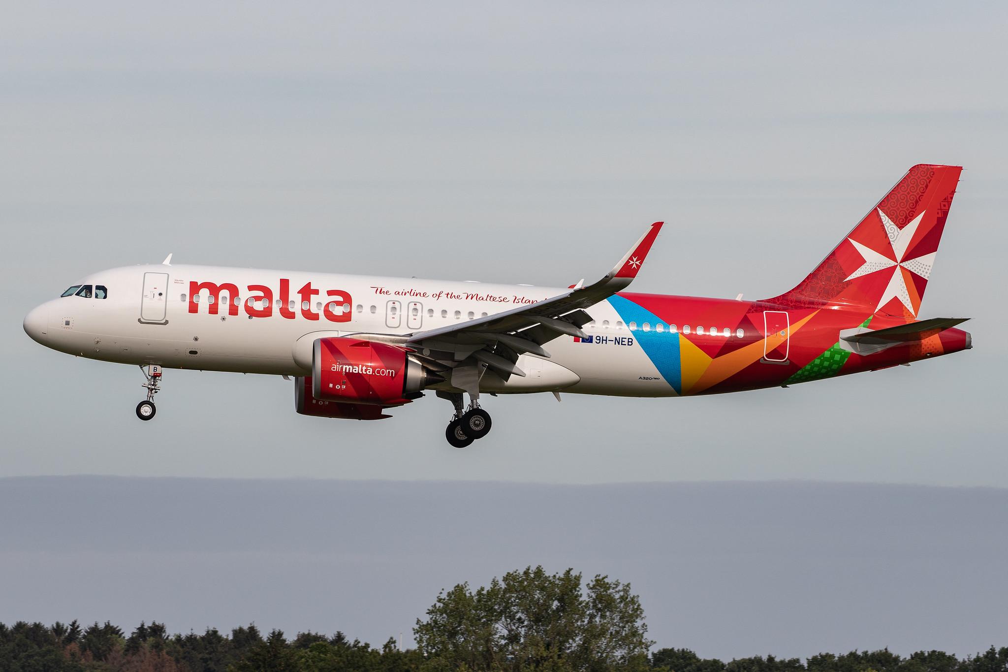 Hamburg Airport: Air Malta (KM / AMC) |  Airbus A320-251N A20N | 9H-NEB | MSN 8940