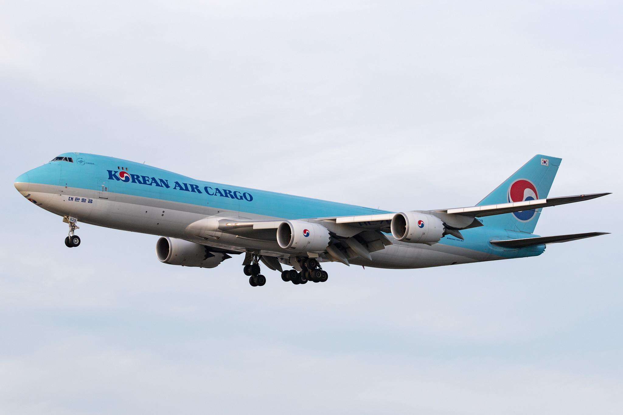 Frankfurt Airport: Korean Air Cargo (KE / KAL) | Operator: Korean Air |  Boeing 747-8B5(F) B748 | HL7629 | MSN 37657