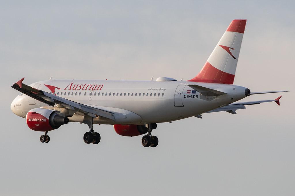 Frankfurt Airport: Austrian Airlines (OS / AUA) |  Airbus A319-112 A319 | OE-LDB | MSN 2174