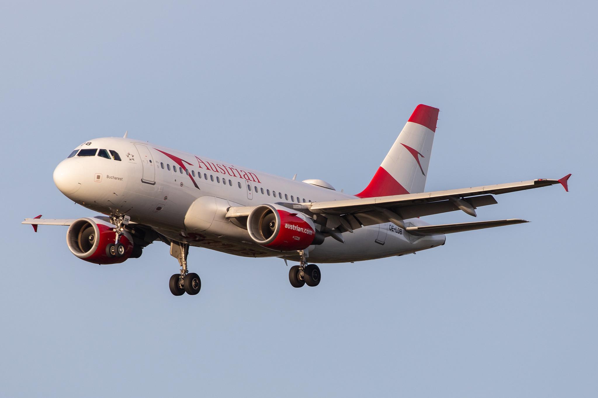 Frankfurt Airport: Austrian Airlines (OS / AUA) |  Airbus A319-112 A319 | OE-LDB | MSN 2174