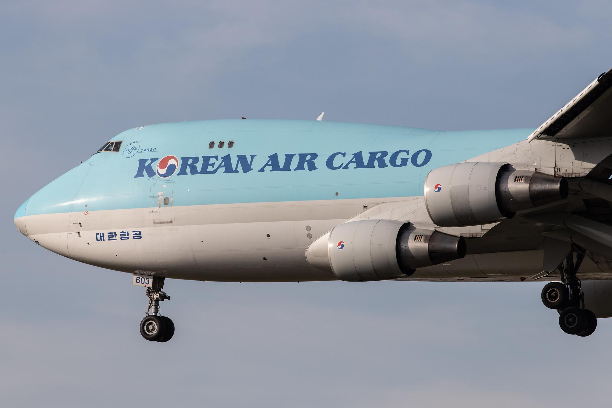 Frankfurt Airport: Korean Air Cargo (KE / KAL) | Operator: Korean Air |  Boeing 747-4B5F(ER) B744 | HL7603 | MSN 34302