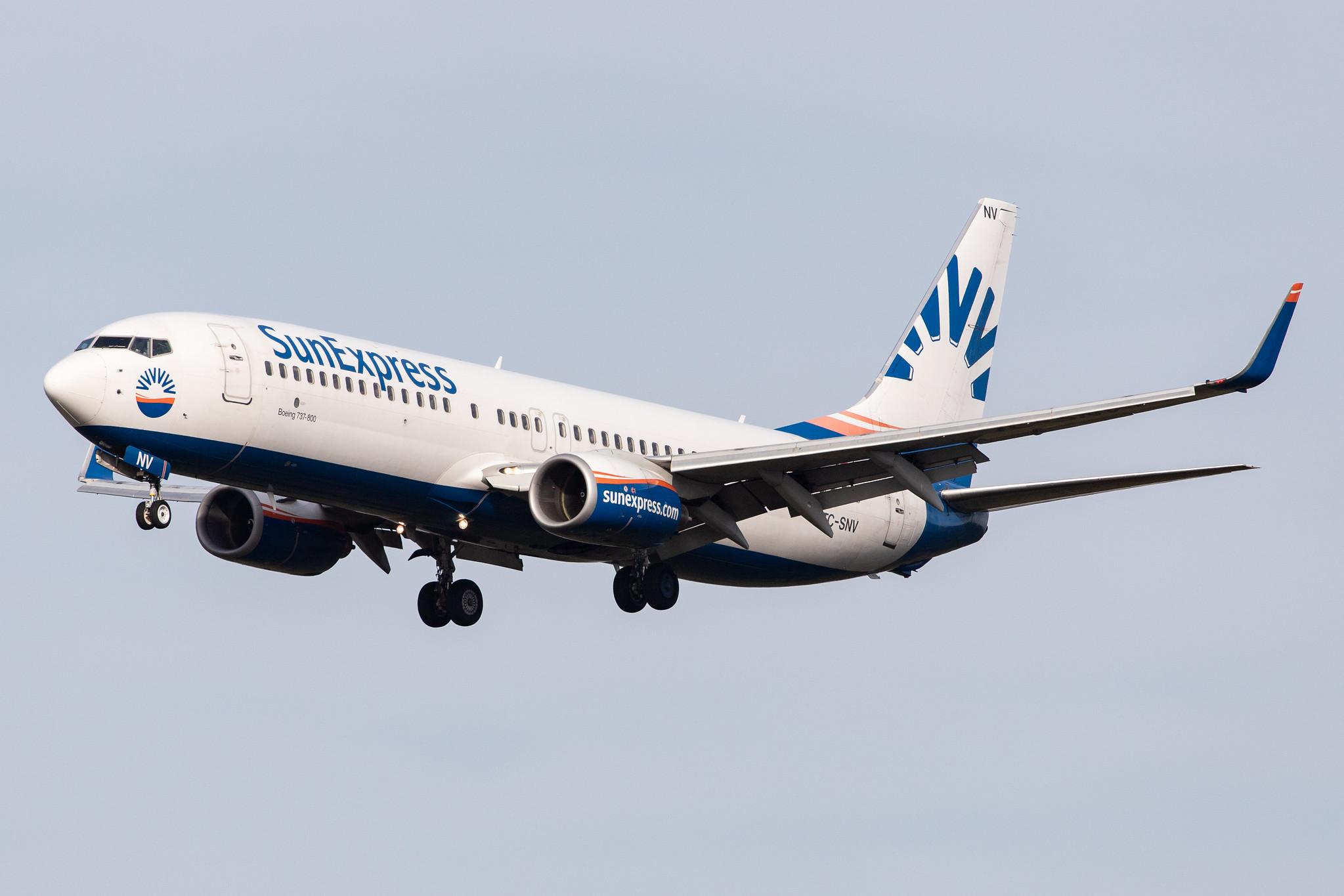 Frankfurt Airport: SunExpress (XQ / SXS) |  Boeing 737-86J B738 | TC-SNV | MSN 28072
