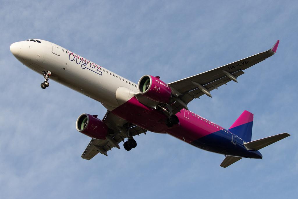 Frankfurt Airport: Wizz Air (W6 / WZZ) |  Airbus A321-271NX A21N | HA-LVB | MSN 8735