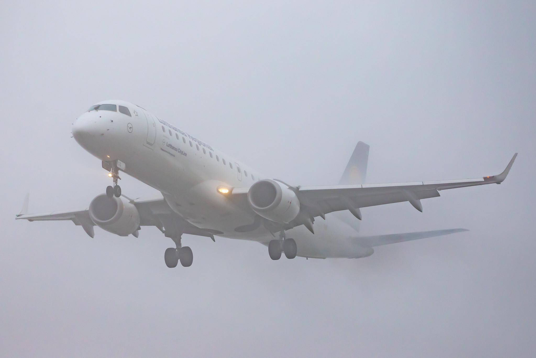 Frankfurt Airport: Lufthansa (LH / DLH) | Operator: Lufthansa CityLine |  Embraer ERJ-190LR E190 | D-AECG | MSN 19000368