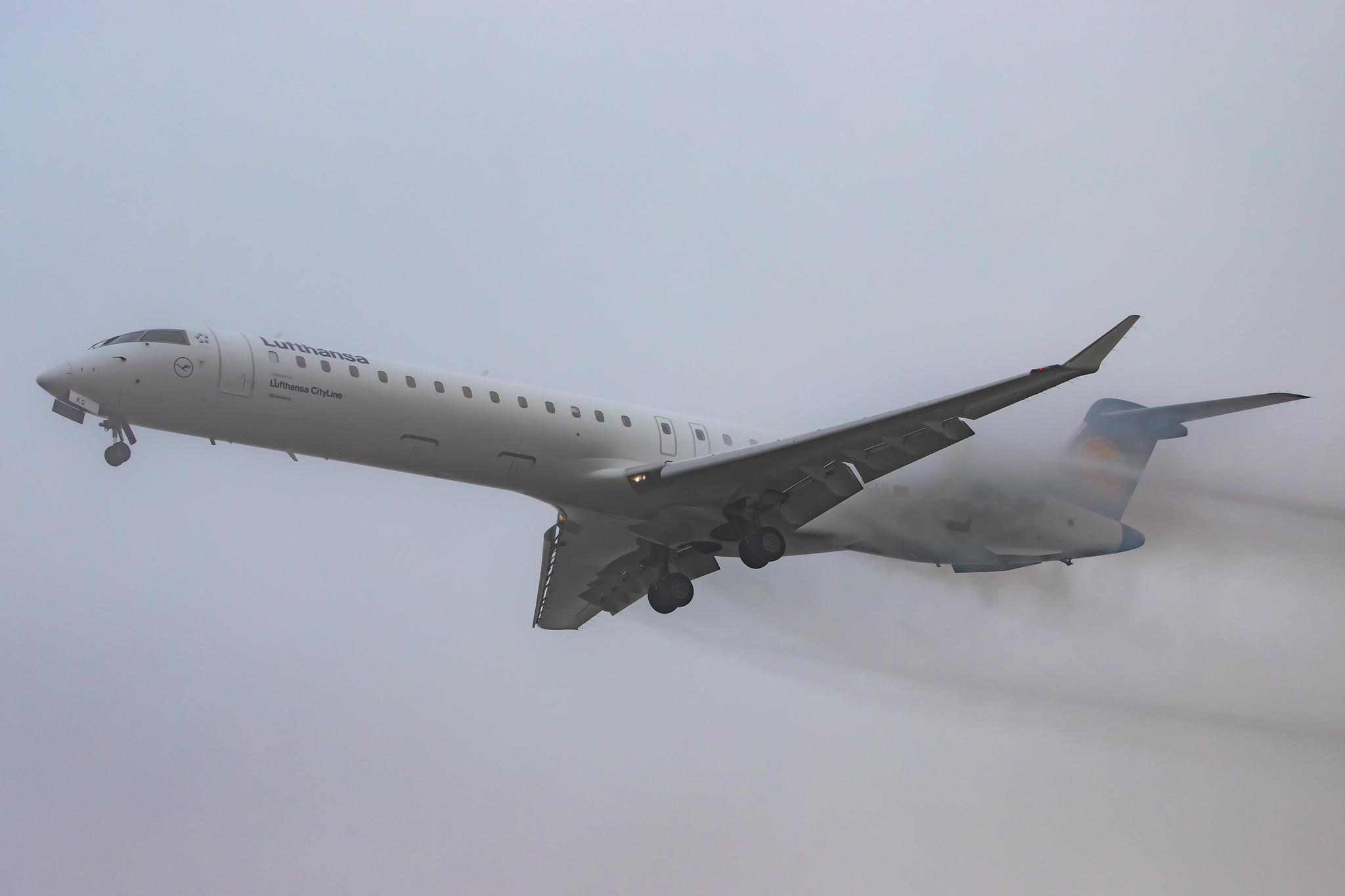 Frankfurt Airport: Lufthansa (LH / DLH) | Operator: Lufthansa CityLine |  Bombardier CRJ-900LR CRJ9 | D-ACKG | MSN 15084