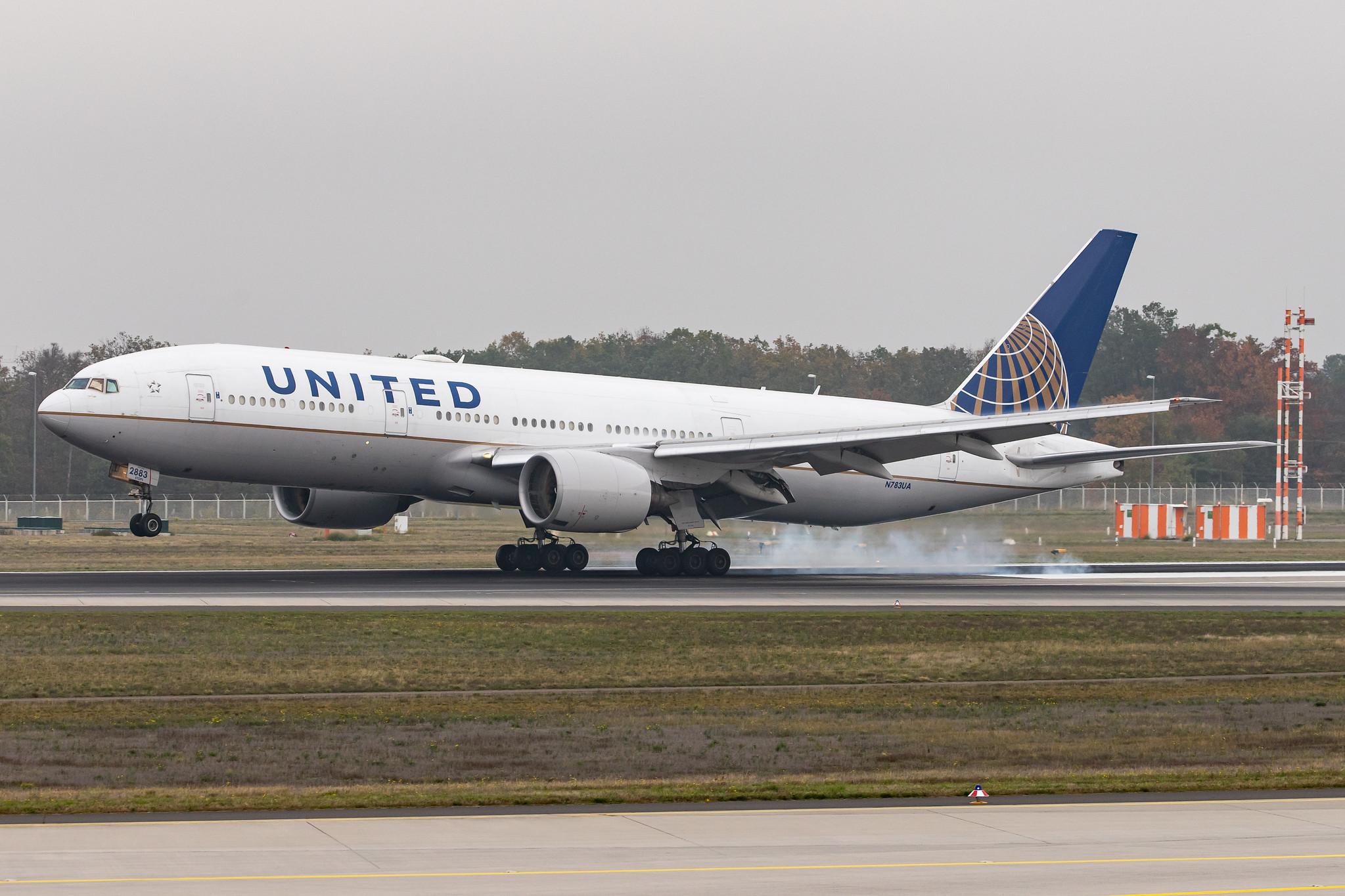 Frankfurt Airport: United Airlines (UA / UAL) |  Boeing 777-222(ER) B772 | N783UA | MSN 26950