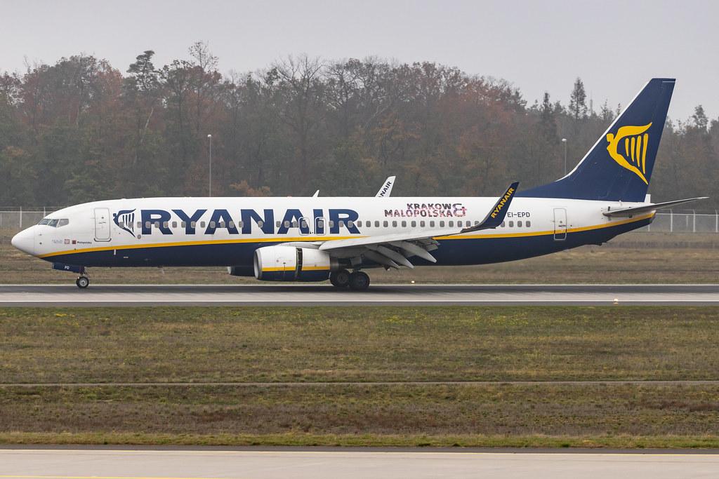 Frankfurt Airport: Ryanair (FR / RYR) |  Boeing 737-8AS B738 | EI-EPD | MSN 40310