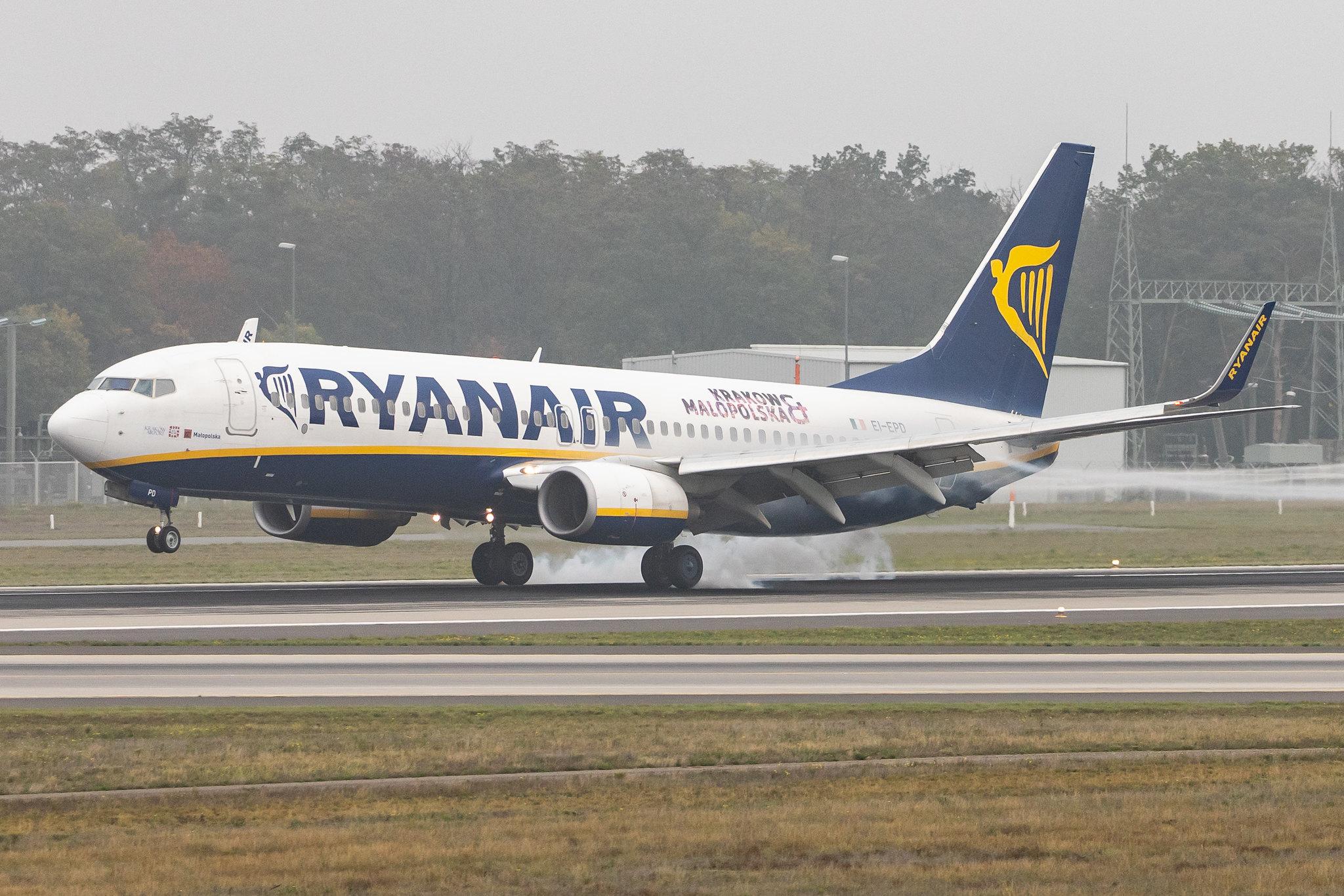 Frankfurt Airport: Ryanair (FR / RYR) |  Boeing 737-8AS B738 | EI-EPD | MSN 40310