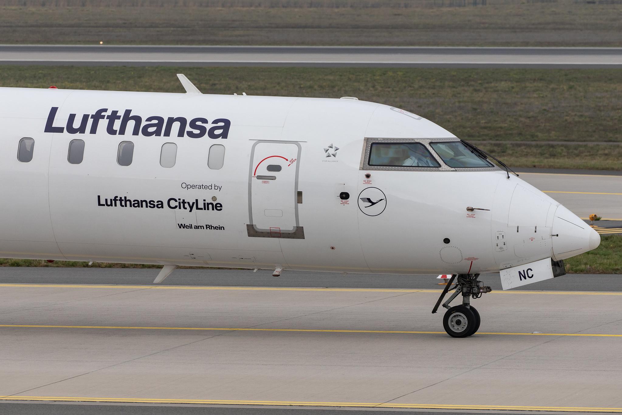 Frankfurt Airport: Lufthansa (LH / DLH) | Operator: Lufthansa CityLine |  Bombardier CRJ-900LR CRJ9 | D-ACNC | MSN 15236