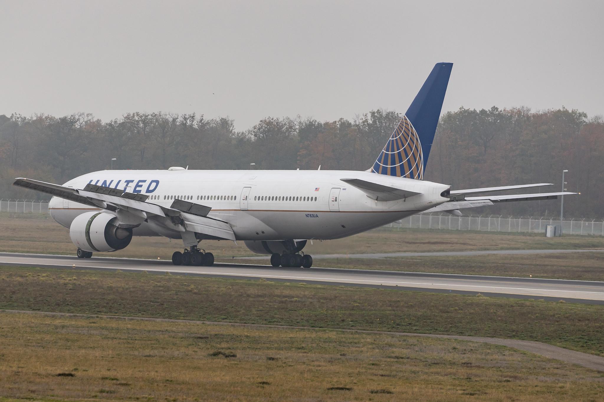 Frankfurt Airport: United Airlines (UA / UAL) |  Boeing 777-222(ER) B772 | N783UA | MSN 26950