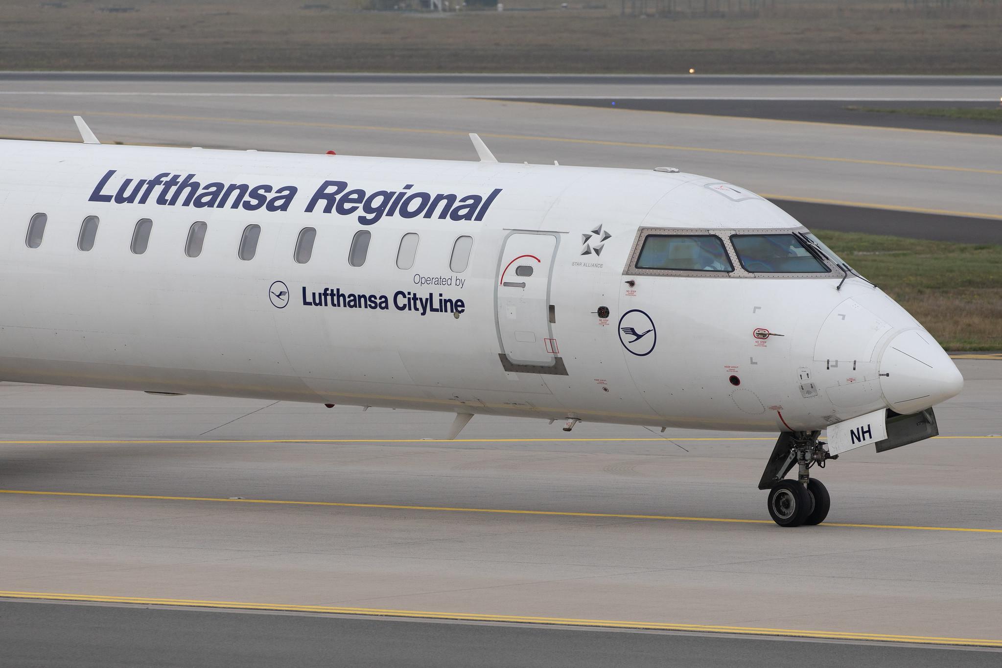 Frankfurt Airport: Lufthansa (LH / DLH) | Operator: Lufthansa CityLine |  Bombardier CRJ-900LR CRJ9 | D-ACNH | MSN 15247