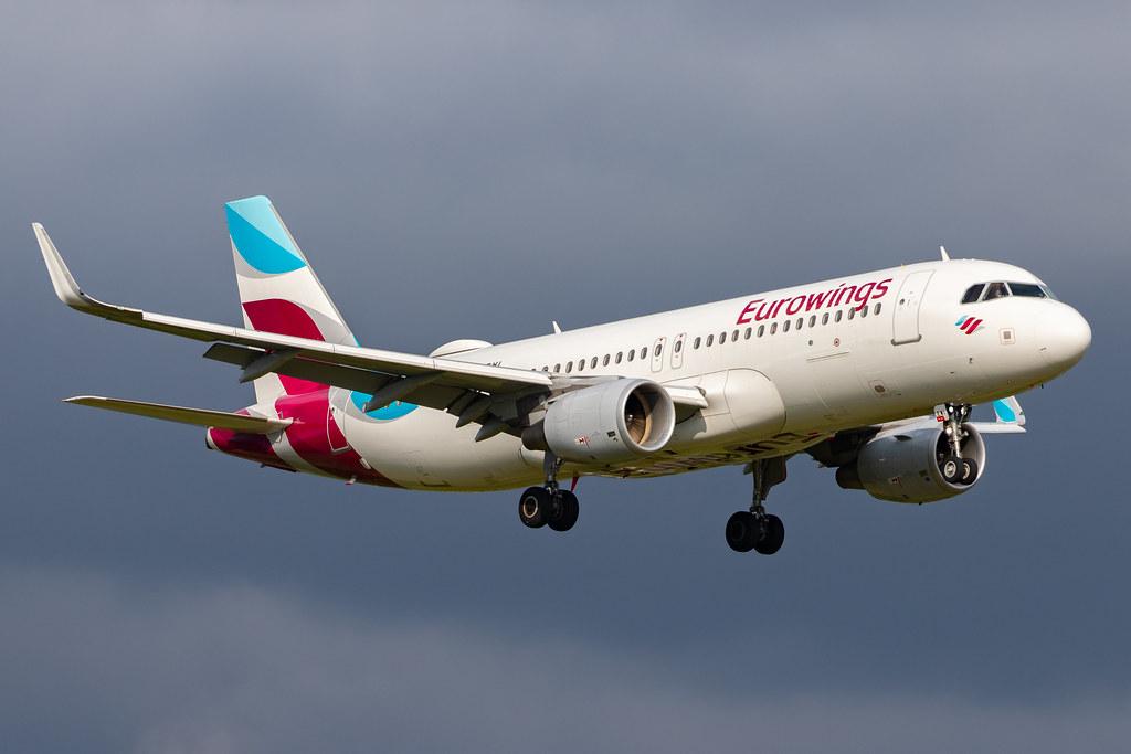 Hamburg Airport: Eurowings (EW / EWG) |  Airbus A320-214 A320 | D-AEWI | MSN 7210