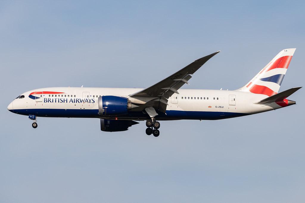 London Heathrow Airport: British Airways (BA / BAW) |  Boeing 787-8 Dreamliner B788 | G-ZBJI | MSN 60626