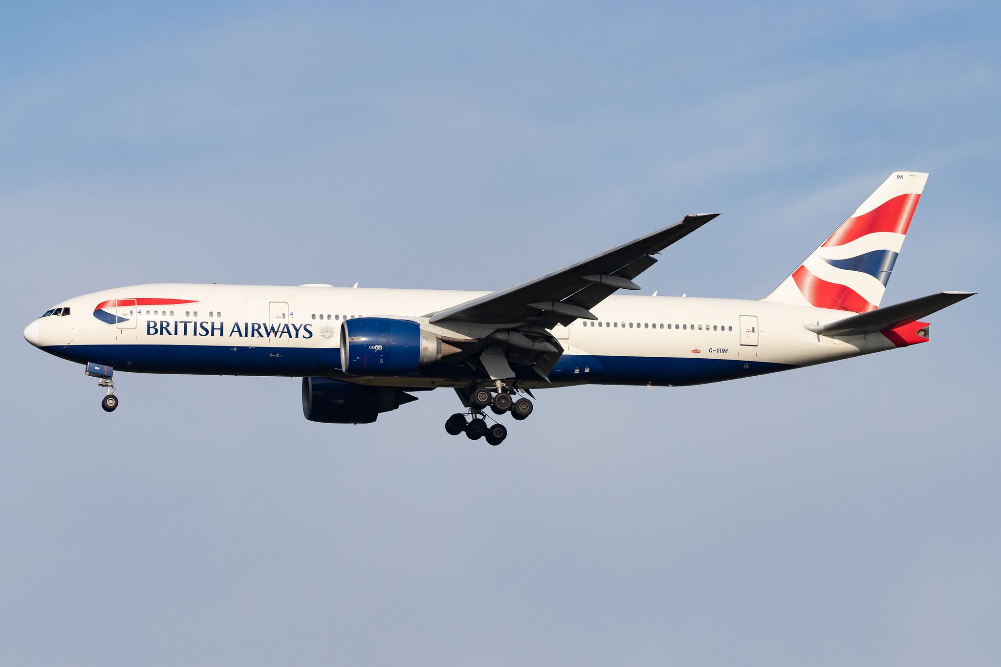 London Heathrow Airport: British Airways (BA / BAW) |  Boeing 777-236(ER) B772 | G-VIIM | MSN 28841