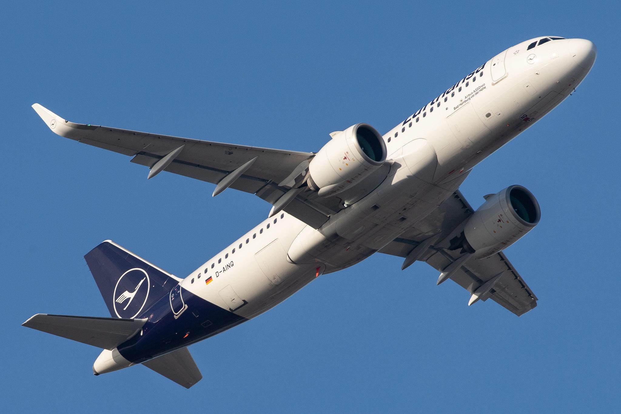 London Heathrow Airport: Lufthansa (LH / DLH) |  Airbus A320-271N A20N | D-AINQ | MSN 8870