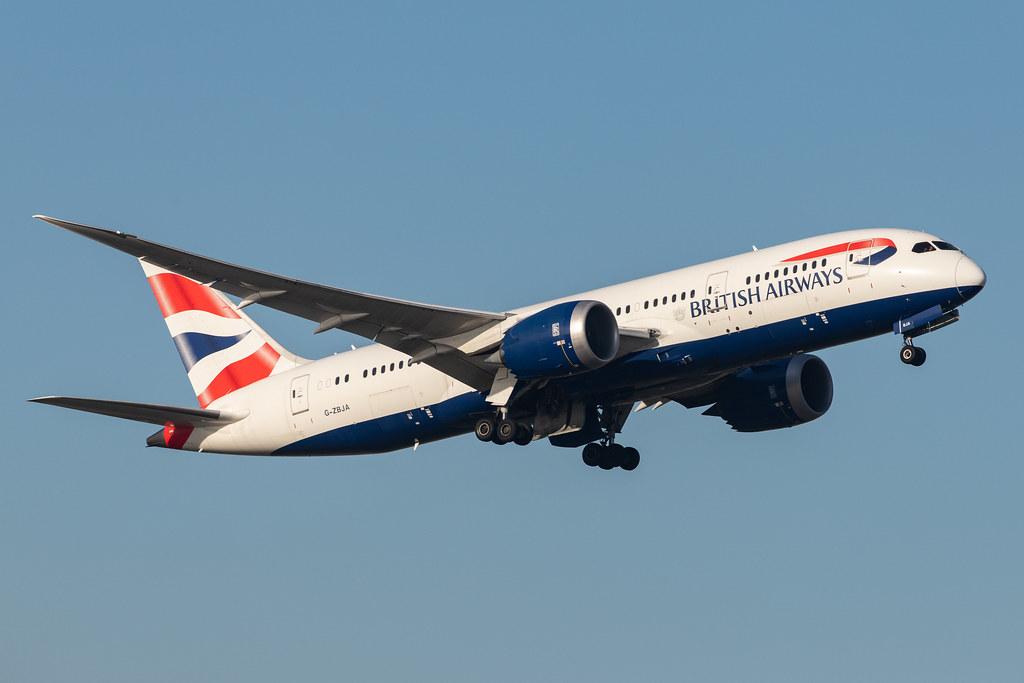 London Heathrow Airport: British Airways (BA / BAW) |  Boeing 787-8 Dreamliner B788 | G-ZBJA | MSN 38609