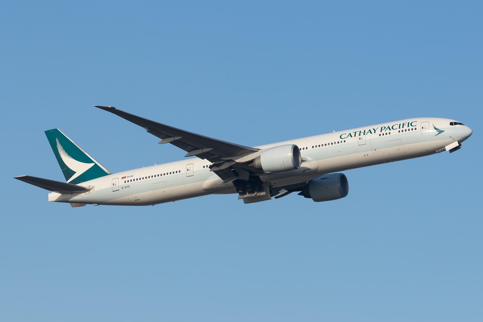 London Heathrow Airport: Cathay Pacific (CX / CPA) |  Boeing 777-367(ER) B77W | B-KPQ | MSN 36162
