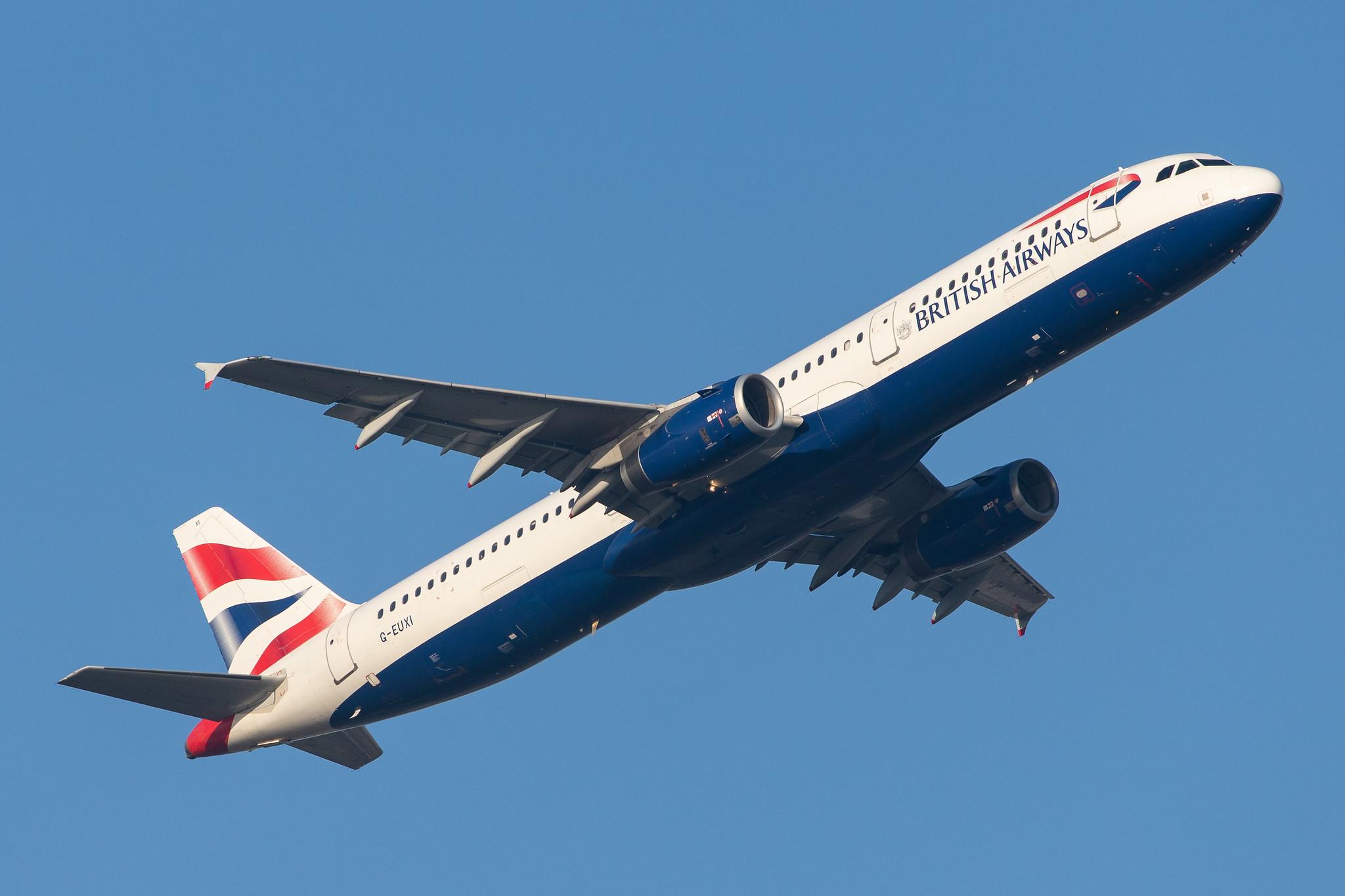 London Heathrow Airport: British Airways (BA / BAW) |  Airbus A321-231 A321 | G-EUXI | MSN 2536